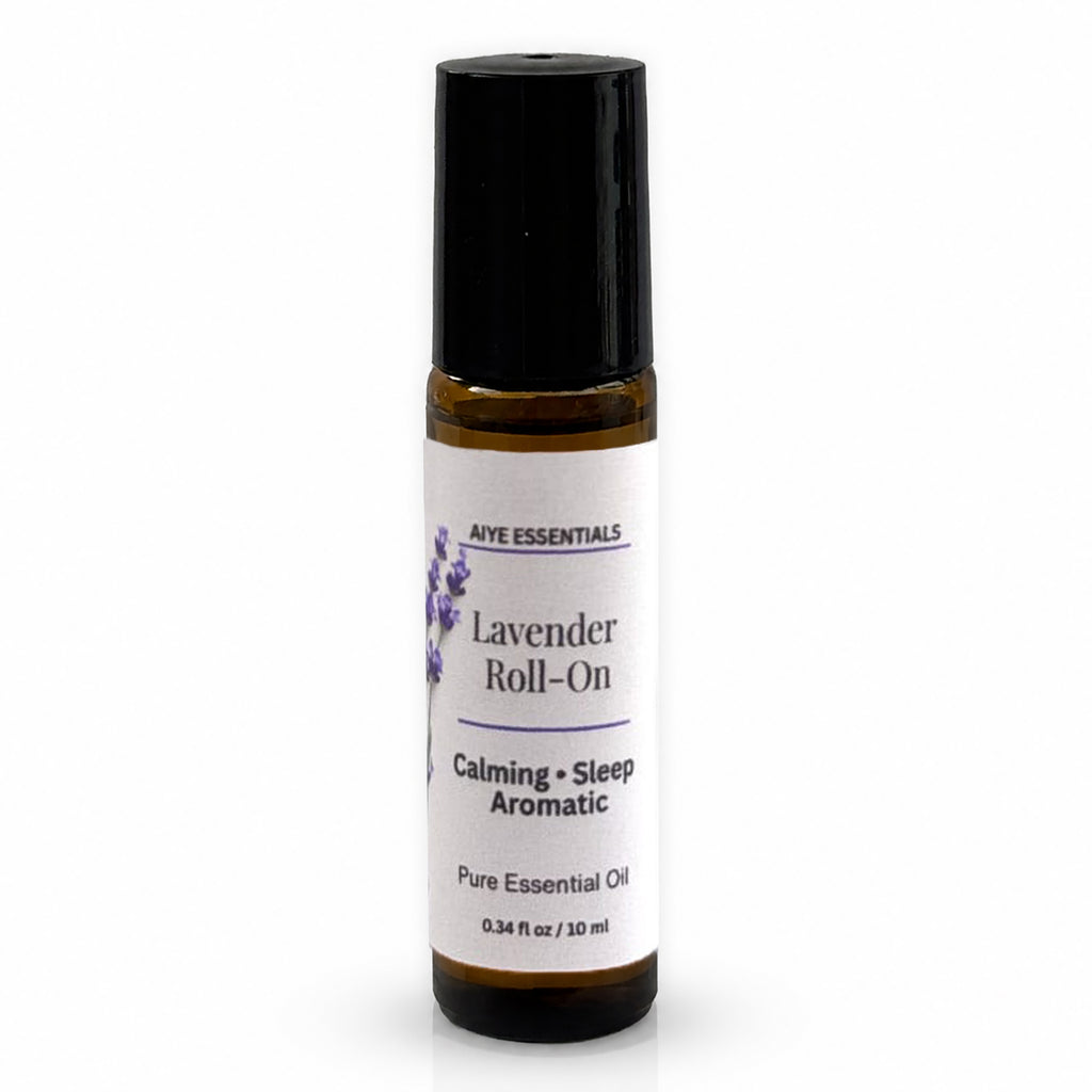 Lavender Essential Oil Roll-On, Calm & Relaxation Support 0.34 oz