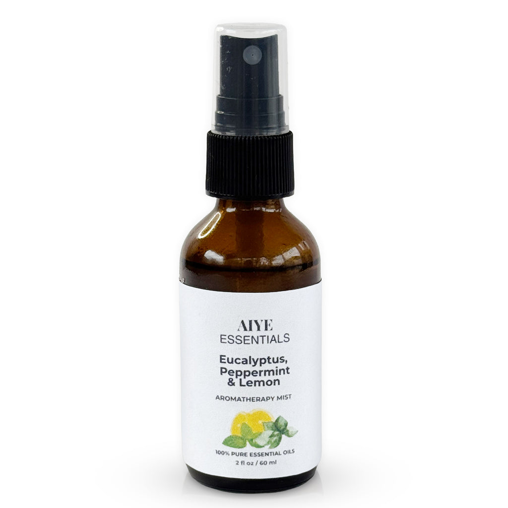Eucalyptus, Peppermint & Lemon Room, Linen & Fabric Spray Essential Oil Blend 2 Fl oz (60 ml)