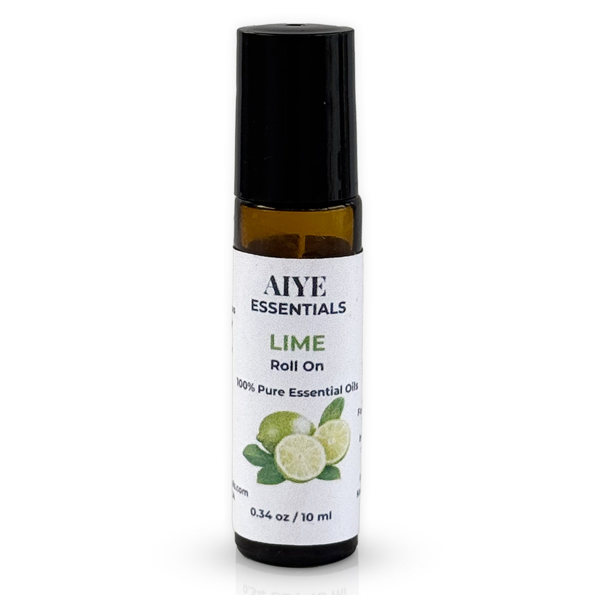 Lime Essential Oil Roll-Ons, Energizes & lifts mood 0.34 oz