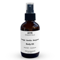 Orange Vanilla Bergamot Body Oil – Hydrating Natural Moisturizer with Essential Oils – 4 oz