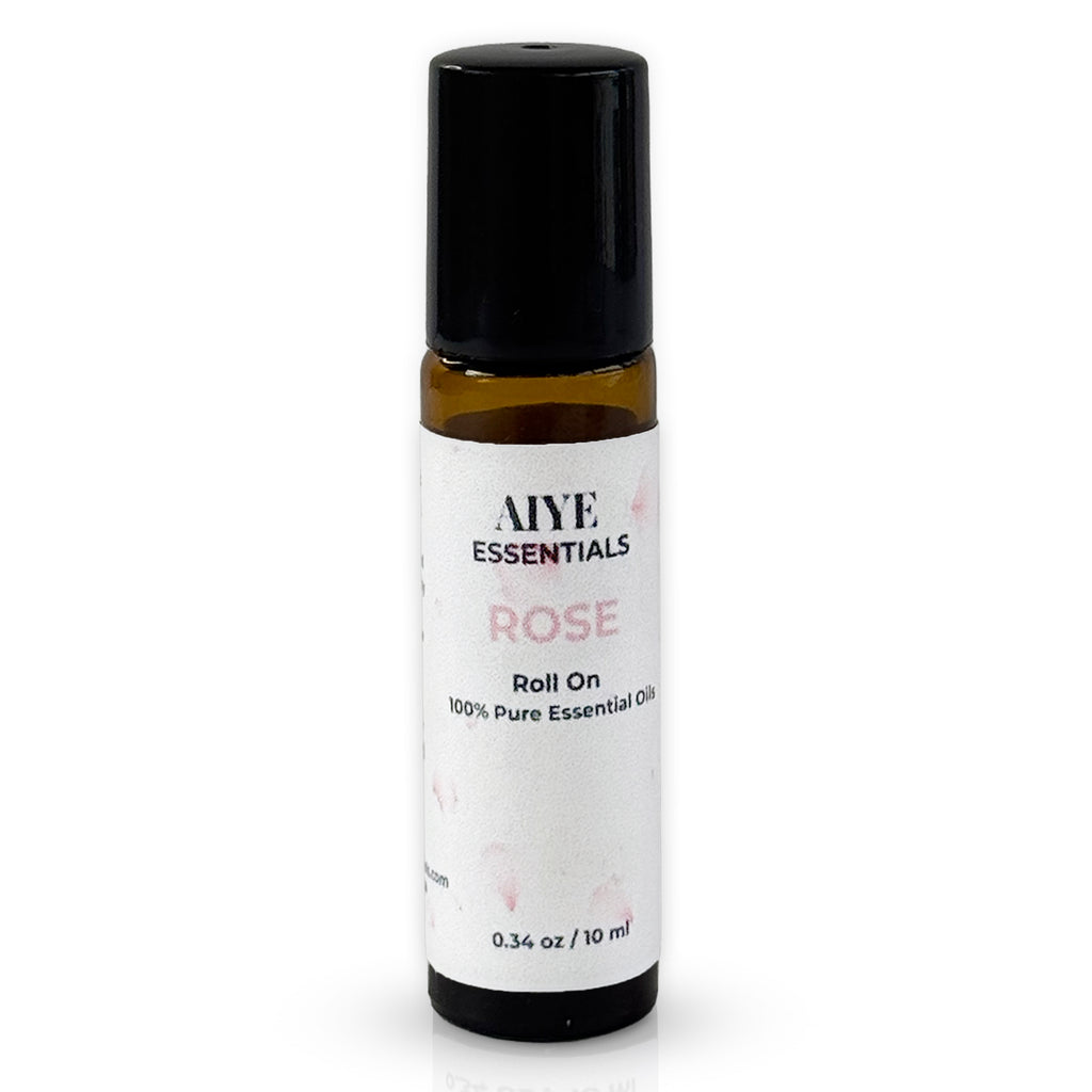 Rose Essential Oil Roll-Ons Energize Clarity