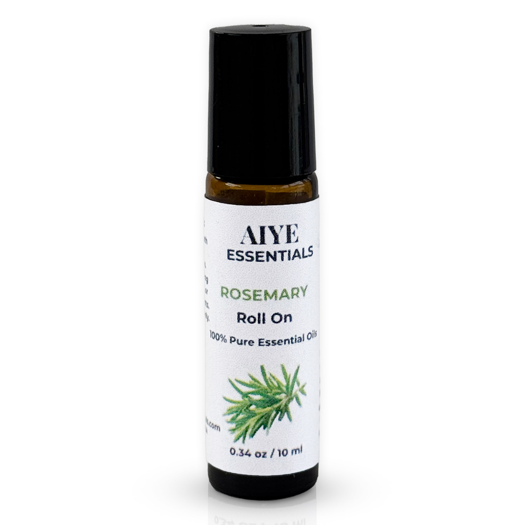 Rosemary Essential Oil Roll-On, 0.34 oz (10 ml), Focus & Mental Clarity