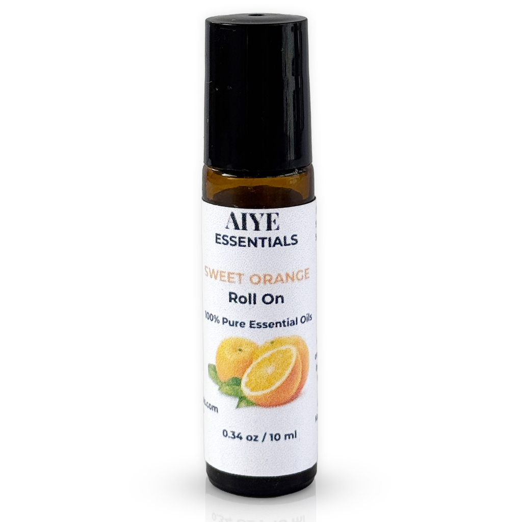 Sweet Orange Essential Oil Roll-Ons, energizes & lifts mood 0.34 oz (10 ml)
